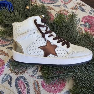 Vintage Havana Women's Jolene Sneakers in White/Bronze Multi